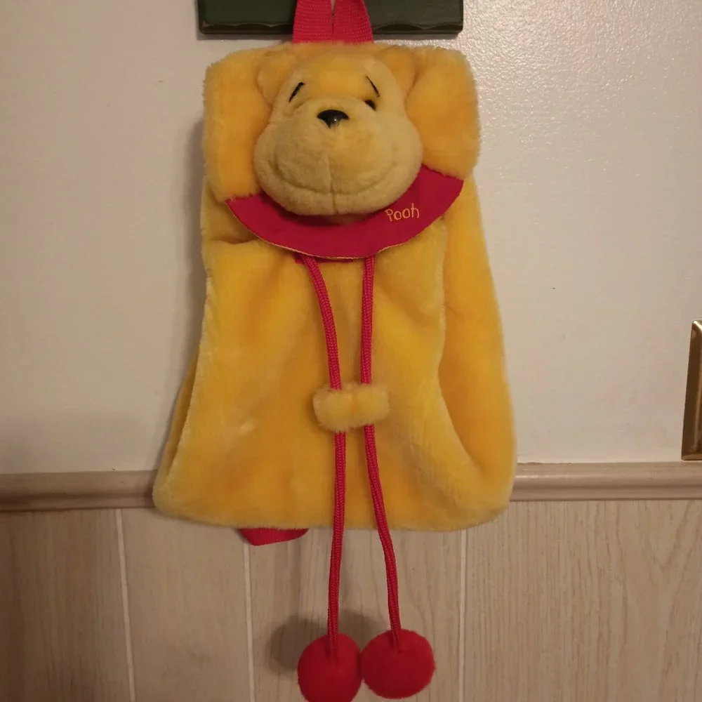 Hard to find! EUC ~ Winnie the Pooh Plush Backpack with Adjustable Straps